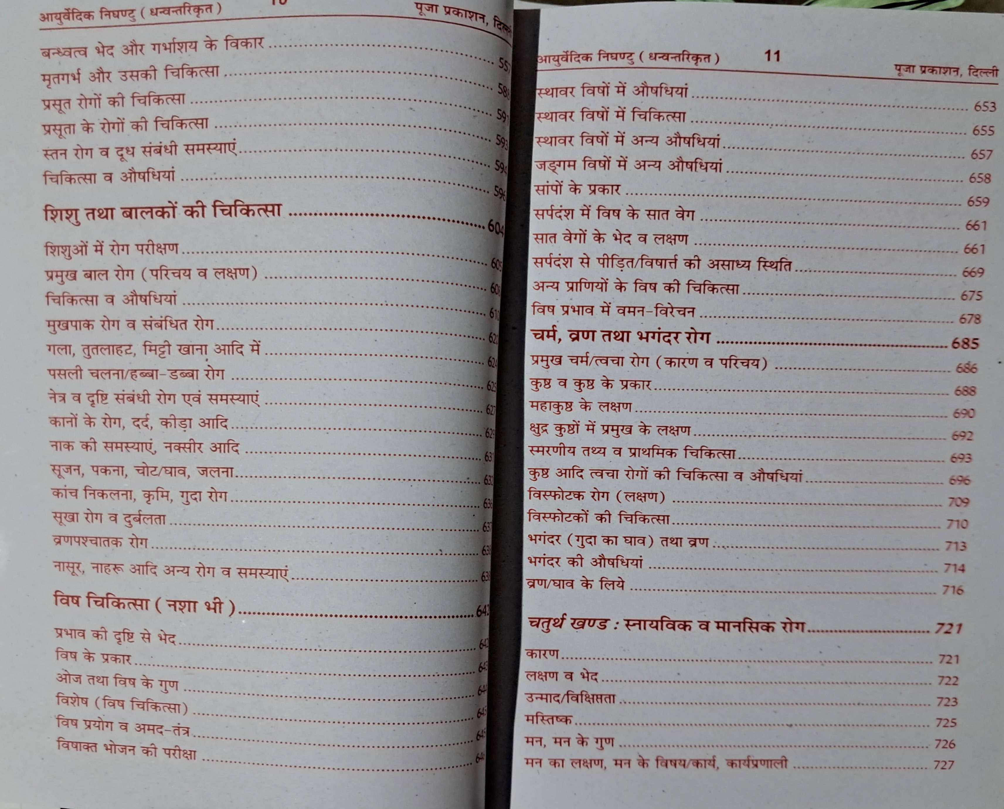 Ayurvedic Nighantu Book In Big Size || Devtaon Ke Vaidh Dhanvantari Ji Dwara Krit-img2