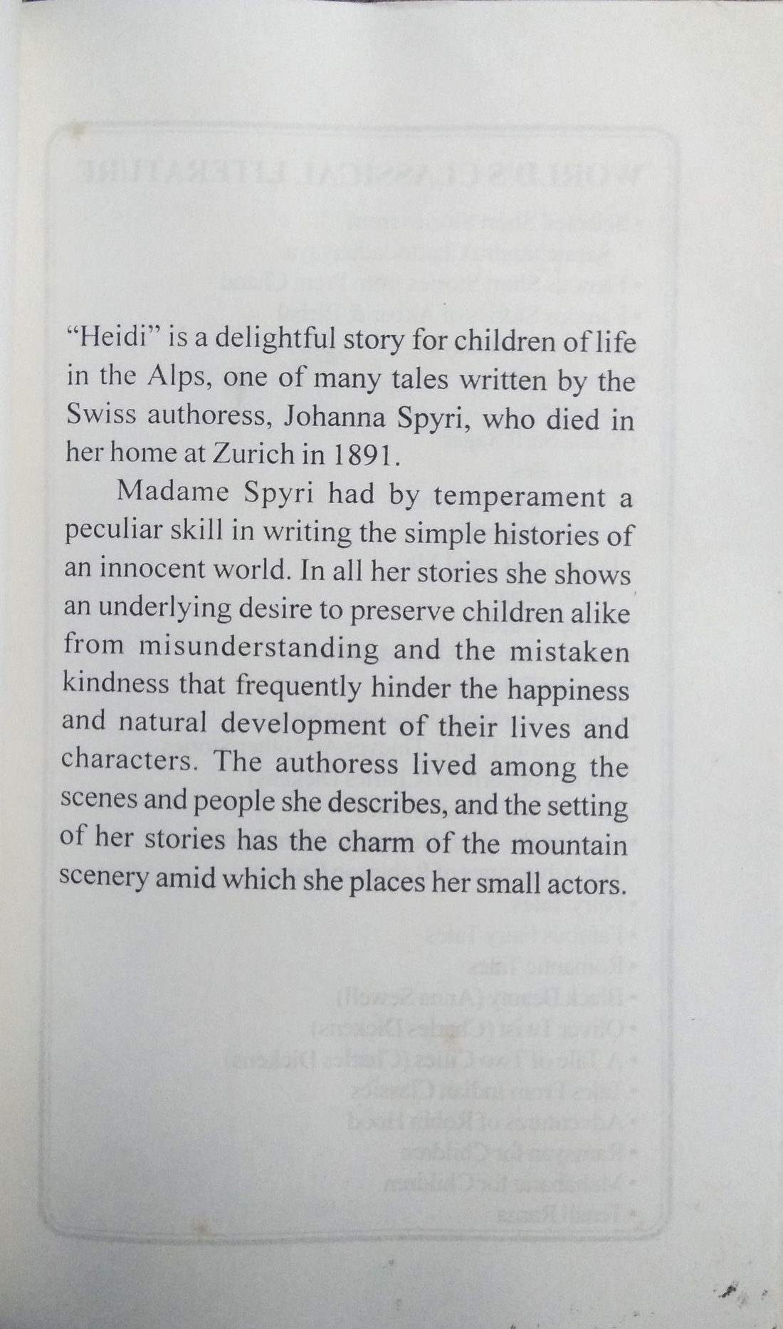 Heidi by Johanna Spyri-img1