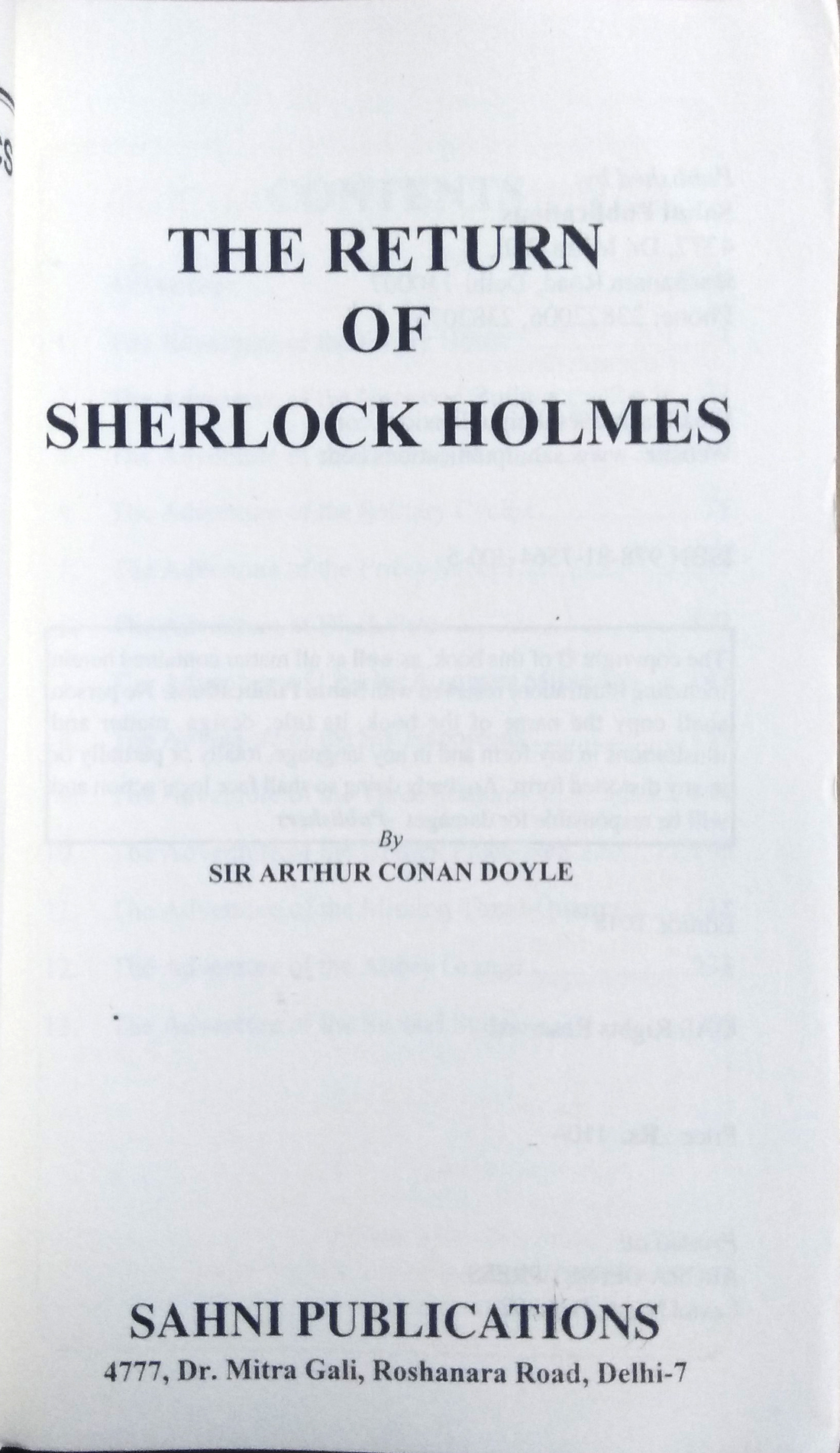 The Return of Sherlock Holmes-img1